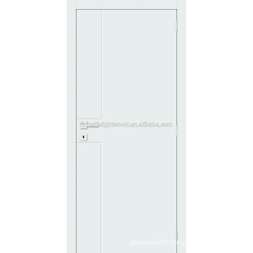 Plain style MDF panel white primed flush door price